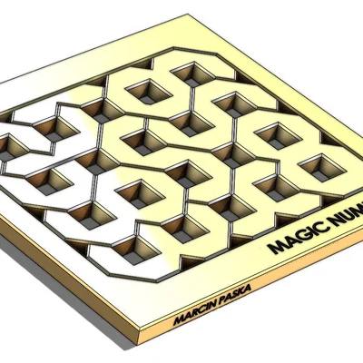 Bộ đồ chơi trí tuệ Puzzle - Magic Numbers in 3D