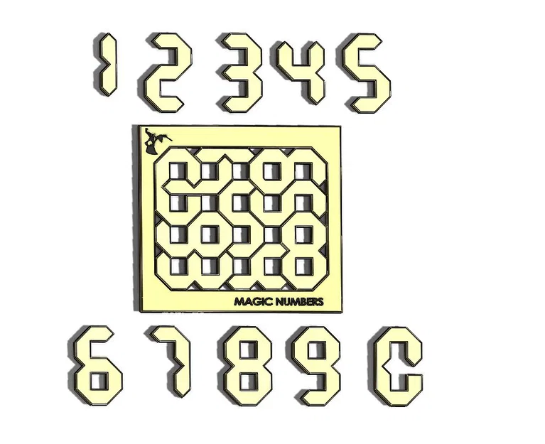 Bộ đồ chơi trí tuệ Puzzle - Magic Numbers in 3D - Image 2