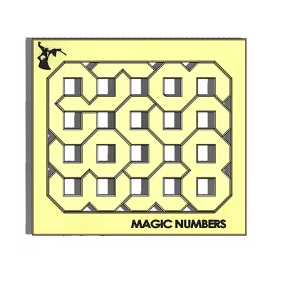 Bộ đồ chơi trí tuệ Puzzle - Magic Numbers in 3D