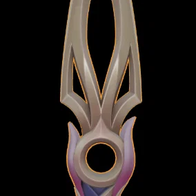 Mô hình 3D Mystbloom Kunai Valorant - Phụ kiện trưng bày độc đáo