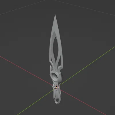 Mô hình 3D Mystbloom Kunai Valorant - Phụ kiện trưng bày độc đáo