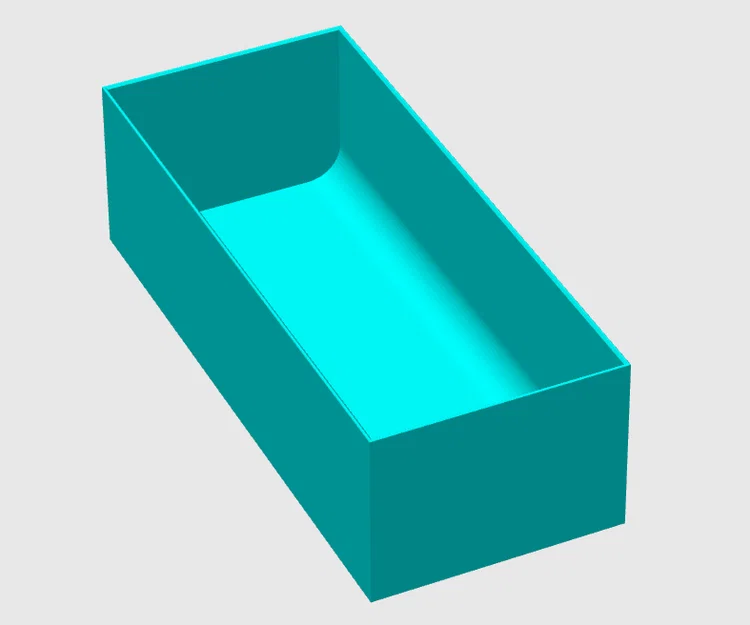 Hộp Đựng Bút Chì Cho Ngăn Kéo - Vừa Bên Cạnh Gridfinity Baseplate (Dài 4x) - Image 3