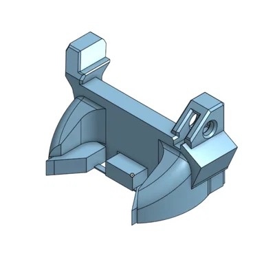 Ống gió quạt MK3S+ thân thiện với sock (Sock friendly mk3s+ fan shroud)