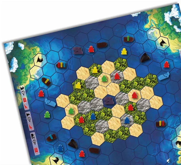 Bộ mô hình nhân vật Meeples cho board game The Island / Survive - Image 1