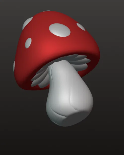 Mô hình Nấm Đốm Hoạt Hình - File in 3D trang trí độc đáo - Image 1