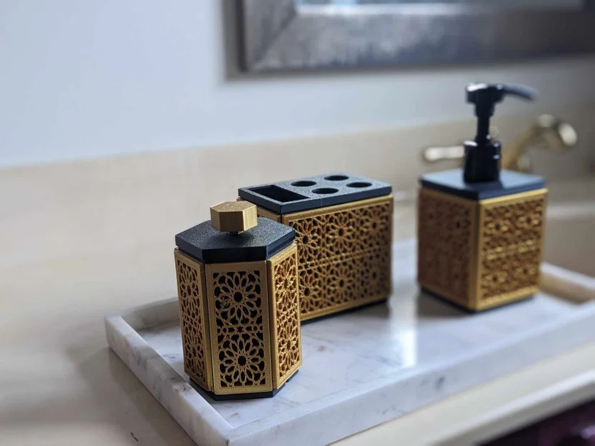 Bộ Phụ Kiện Phòng Tắm Modular Phong Cách Morocco - Image 2