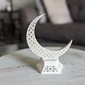 Mô hình trang trí trăng khuyết Ramadan Crescent Hilal 3D - Thumbnail 1