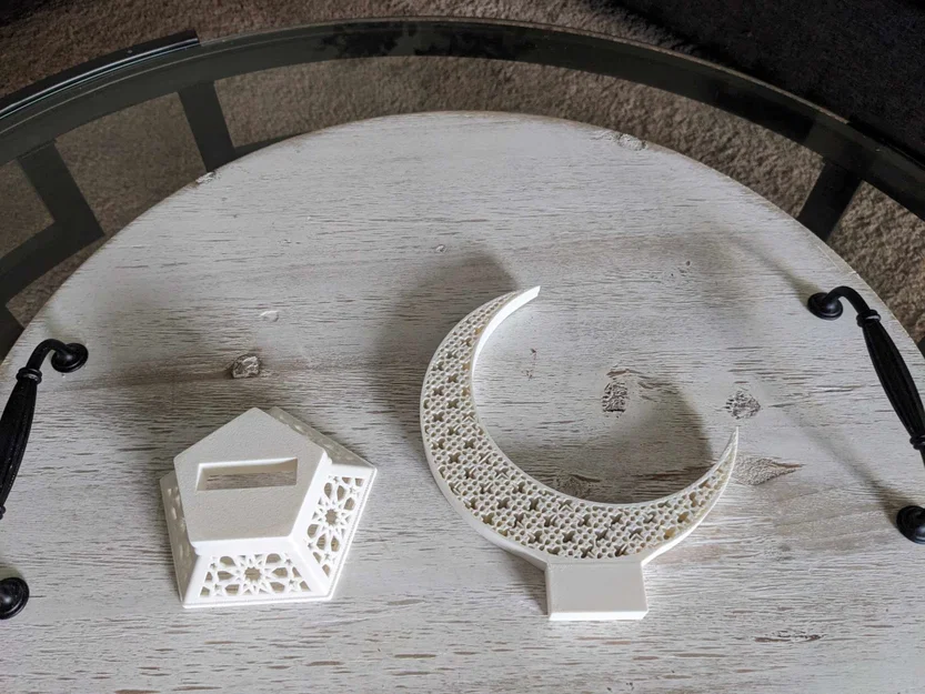 Mô hình trang trí trăng khuyết Ramadan Crescent Hilal 3D - Image 3