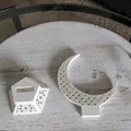Mô hình trang trí trăng khuyết Ramadan Crescent Hilal 3D - Thumbnail 3