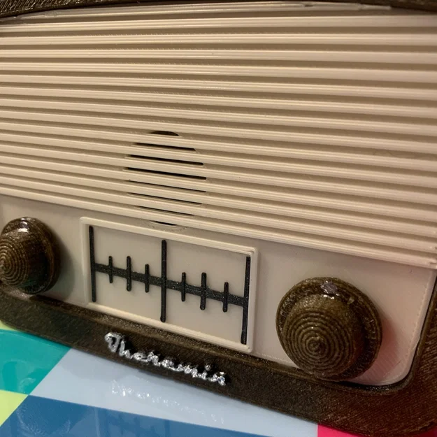 Theremin Vintage Radio Case Remix – Vỏ kiểu radio vintage cho MicroKit Theremin - Image 2