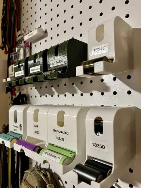 Khay nhả pin gắn pegboard (Pegboard battery dispensers) - Image 1