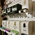 Khay nhả pin gắn pegboard (Pegboard battery dispensers) - Thumbnail 1