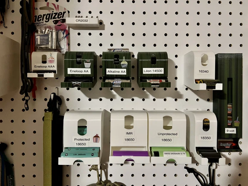 Khay nhả pin gắn pegboard (Pegboard battery dispensers) - Image 2