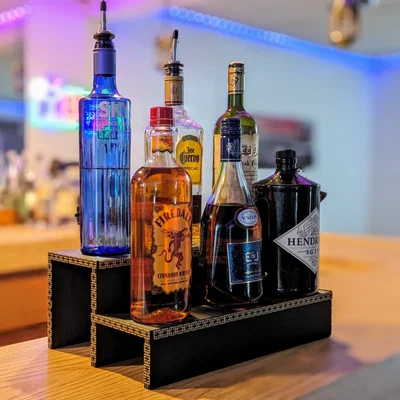Kệ Trưng Bày Chai Dạng Mô-đun (Modular Bottle Display Shelf)
