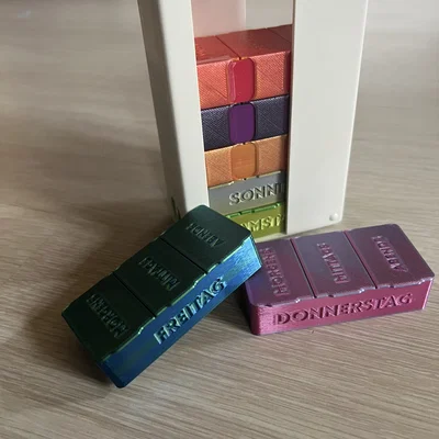 Pillendose Print in Place – Hộp thuốc theo ngày cho cả tuần