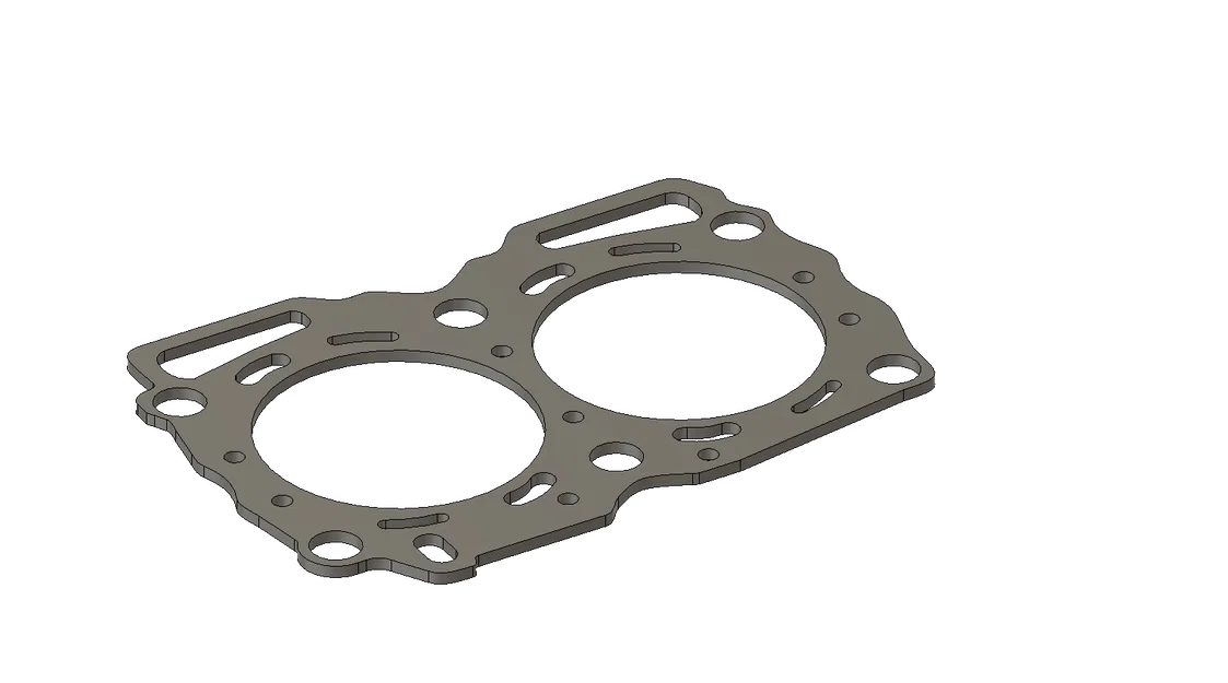 Mô hình 3D Gioăng quy lát Subaru EJ25 (Head Gasket) chi tiết - Image 1