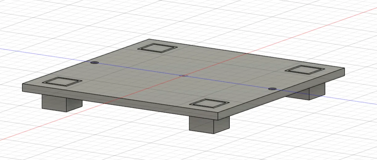 CubeSat 1U – Mẫu in trực tiếp, có tấm instrument plate và nắp bắt vít M3 - Image 3