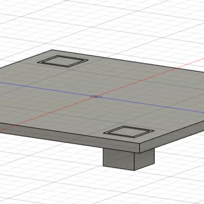 CubeSat 1U – Mẫu in trực tiếp, có tấm instrument plate và nắp bắt vít M3