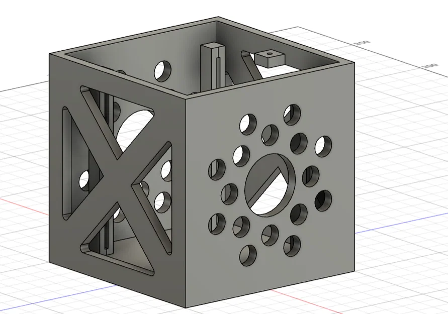 CubeSat 1U – Mẫu in trực tiếp, có tấm instrument plate và nắp bắt vít M3 - Image 4
