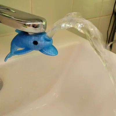 Đầu vòi nước hình cá heo 3D - Phụ kiện sáng tạo cho phòng tắm