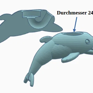 Đầu vòi nước hình cá heo 3D - Phụ kiện sáng tạo cho phòng tắm