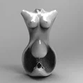 Mô hình nghệ thuật Cobra Girl - Tác phẩm điêu khắc 3D độc đáo - Thumbnail 1
