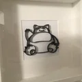 Lineart Pokemon cho khung hình: Snorlax, Charmander, Magikarp - Thumbnail 3