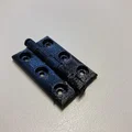 Bản lề 3 phần, 3 lỗ Ø3 mm, dài 41 mm, rộng 2 x 13 mm - Thumbnail 2
