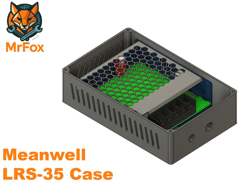 Vỏ (Case) cho Meanwell LRS-35 - Image 1