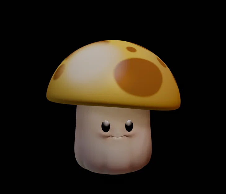 Mô hình Nấm Mặt Trời (Solar Mushroom) Plants vs Zombies in 3D cực đẹp - Image 1