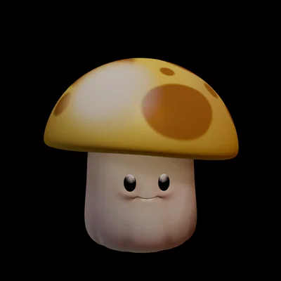 Mô hình Nấm Mặt Trời (Solar Mushroom) Plants vs Zombies in 3D cực đẹp