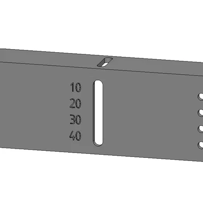 Bohrschablone / Drilling Template Bagganäs (IKEA) – bản 128 mm