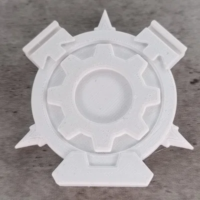 Mô hình huy hiệu The Machinist's Medallion in 3D cực chất