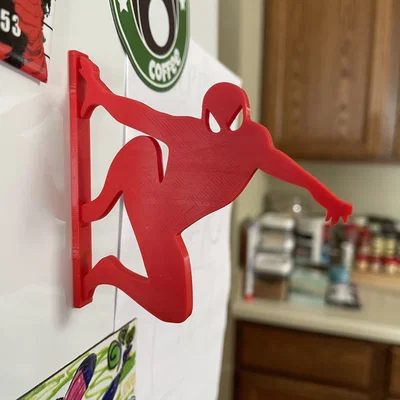 Nam châm Silhouette Spiderman