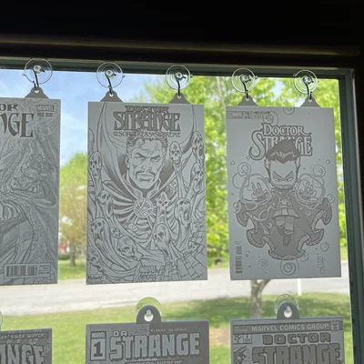 Lithophane bìa truyện Marvel Doctor Strange (Comic Cover)