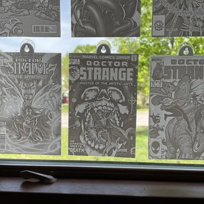 Lithophane bìa truyện Marvel Doctor Strange (Comic Cover)