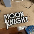 Bảng Logo Moon Knight 3D (Moon Knight Logo 3D Sign) - Thumbnail 3