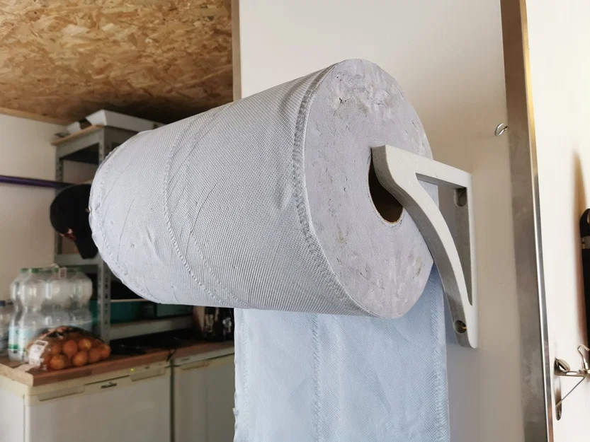 Bộ khung treo cuộn giấy 25cm cho nhà xưởng - In 3D tiện dụng - Image 5