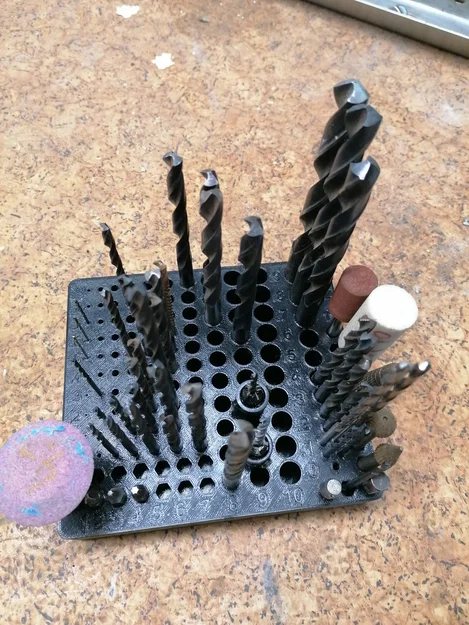 Khay để mũi khoan để bàn 1-13mm (Desktop Drill Holder) - Image 2