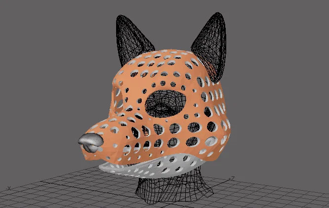 Khung đầu Fursuit/puppet - phiên bản 81 - Legoshi - Image 1