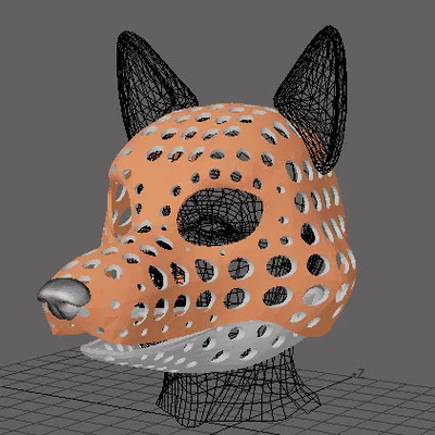 Khung đầu Fursuit/puppet - phiên bản 81 - Legoshi