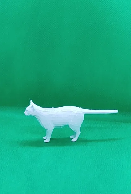 Mô hình mèo nhỏ (Cat Mini) - Đồ trang trí in 3D phong cách low-poly - Image 1