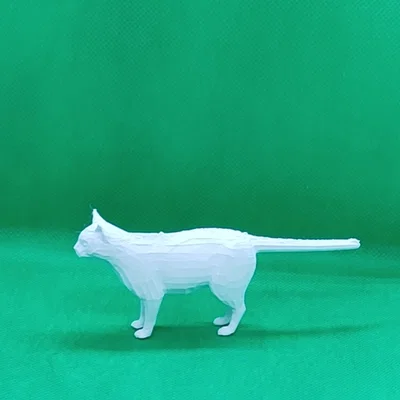 Mô hình mèo nhỏ (Cat Mini) - Đồ trang trí in 3D phong cách low-poly