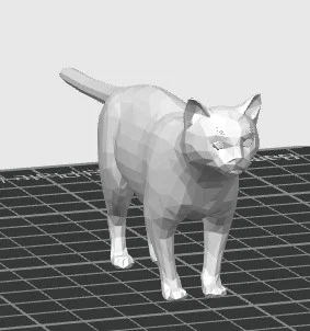 Mô hình mèo nhỏ (Cat Mini) - Đồ trang trí in 3D phong cách low-poly - Image 2