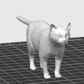 Mô hình mèo nhỏ (Cat Mini) - Đồ trang trí in 3D phong cách low-poly