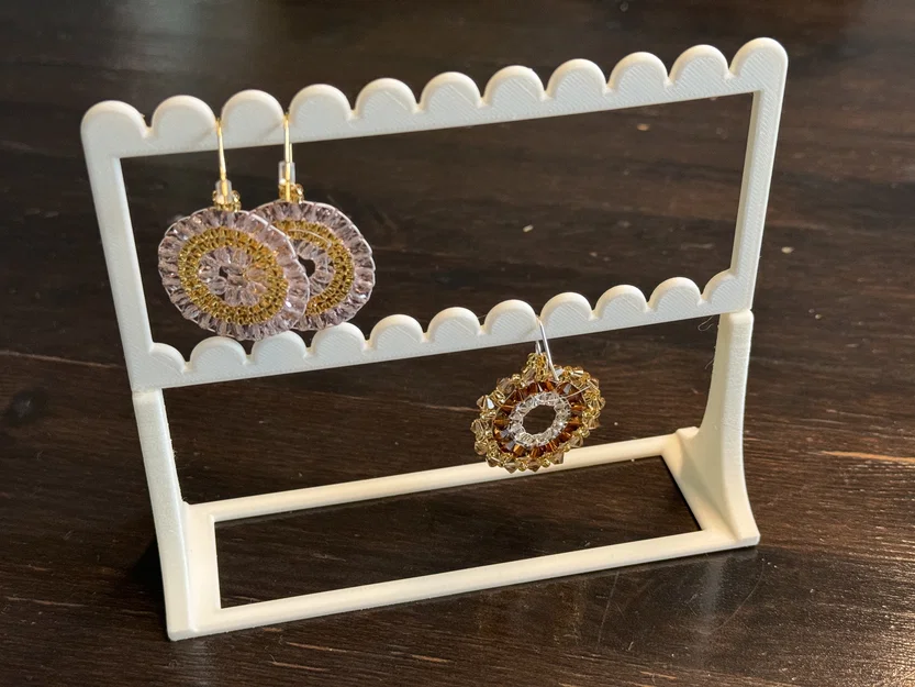 Kệ để bông tai 2 tầng (Earring Holder) tự in 3D đơn giản - Image 1