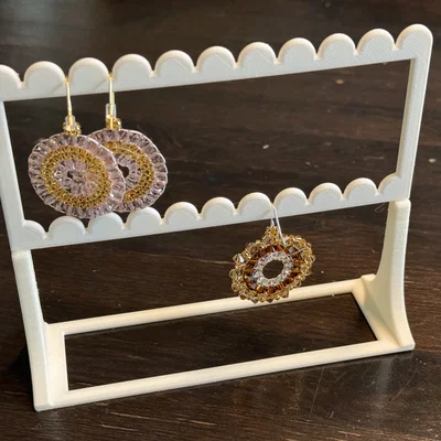 Kệ để bông tai 2 tầng (Earring Holder) tự in 3D đơn giản