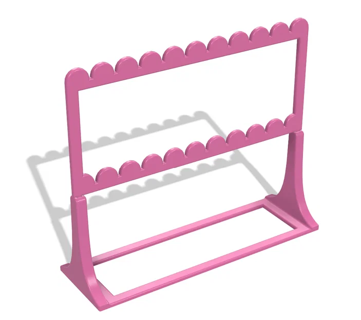 Kệ để bông tai 2 tầng (Earring Holder) tự in 3D đơn giản - Image 2