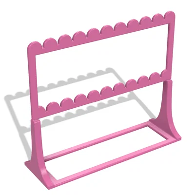 Kệ để bông tai 2 tầng (Earring Holder) tự in 3D đơn giản