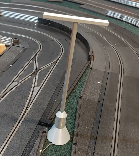 Cột đèn đường đua Slot Car tháo rời cho LED strip 12V - Image 2